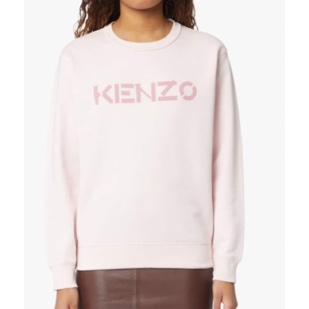 Kenzo Light Pink Logo Sweatshirt